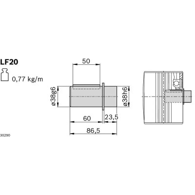 3842526895 PIN PLUG LF 20S/C KF 140R Bosch Rexroth - Superior Quality