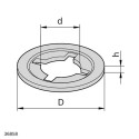 3842542330 M6 Safety Ring Bosch Rexroth, superior quality