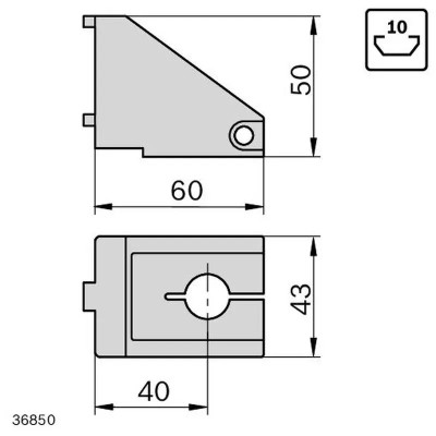 3842547868 Bracket Set Profile Accessories Bosch Rexroth, superior quality