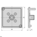 3842548752 Capac de acoperire 45x45 Bosch Rexroth, calitate superioară