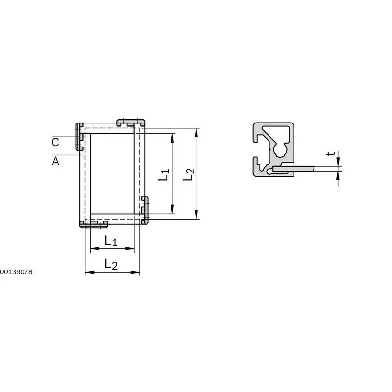 3842554709 COLŢAR 22,5X30 ESD Bosch Rexroth, calitate superioară