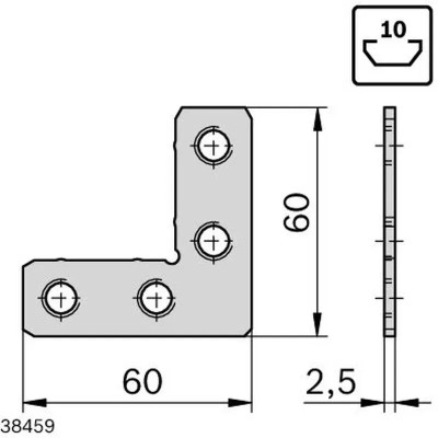 3842563228 OBLIQUE CUTTING ANGLE 10 Bosch Rexroth