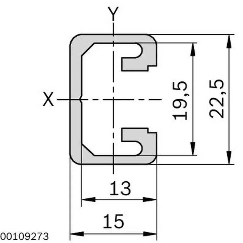 3842563232 Profil Drept 15x22,5 Bosch Rexroth - Calitate Superioară