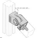 3842564090 Clamping Lever GN 300-63-M8-30-SW Bosch Rexroth, superior quality
