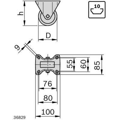 3842259793 SUPPORT ROLLER D125 VPP Bosch Rexroth - Superior Quality