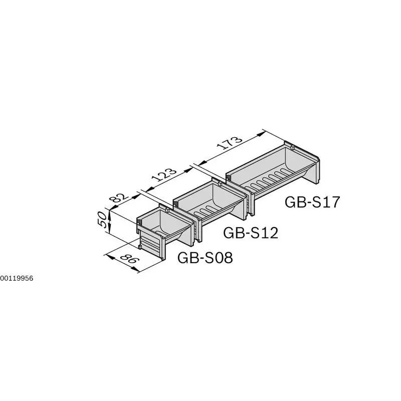 3842346296 Semicupă de Excavator GB-S17 ESD SW Bosch Rexroth