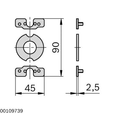 3842508087 Garnitură 45X90 Accesorii Profile Bosch Rexroth