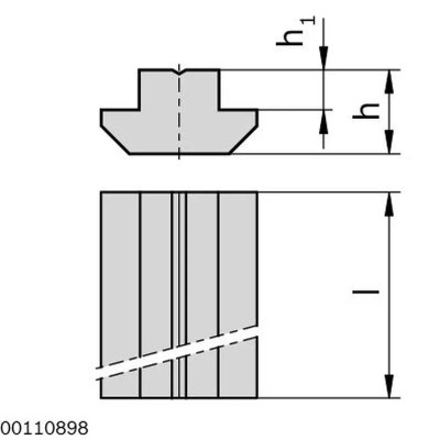3842510078 Profile with Slot 8 Bosch Rexroth - Superior Quality