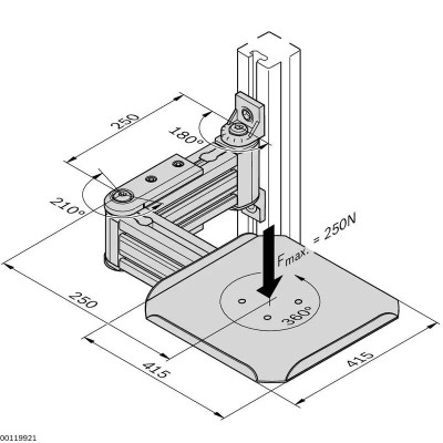 3842521970 SUPPORT ARM R-500 F-250N Bosch Rexroth - Superior Quality