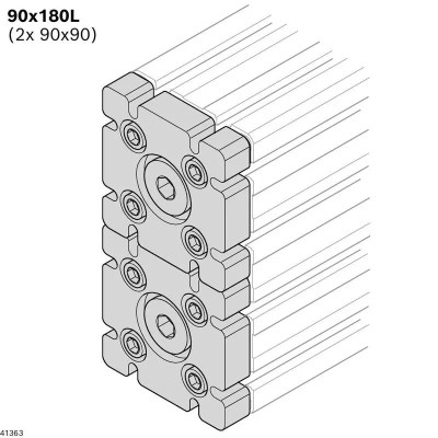 3842523098 Flange Plate 90x90 Bosch Rexroth, local support