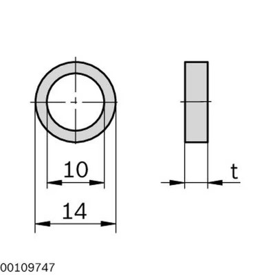 3842523102 Seal D14 D10X7 Bosch Rexroth - Superior Quality