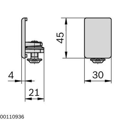 3842523207 SLIDING ELEMENT 10/10N VERS EINS Bosch Rexroth