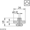 3842523210 SLIDING ELEMENT 8N MITTIG EINS Bosch Rexroth - Superior Quality