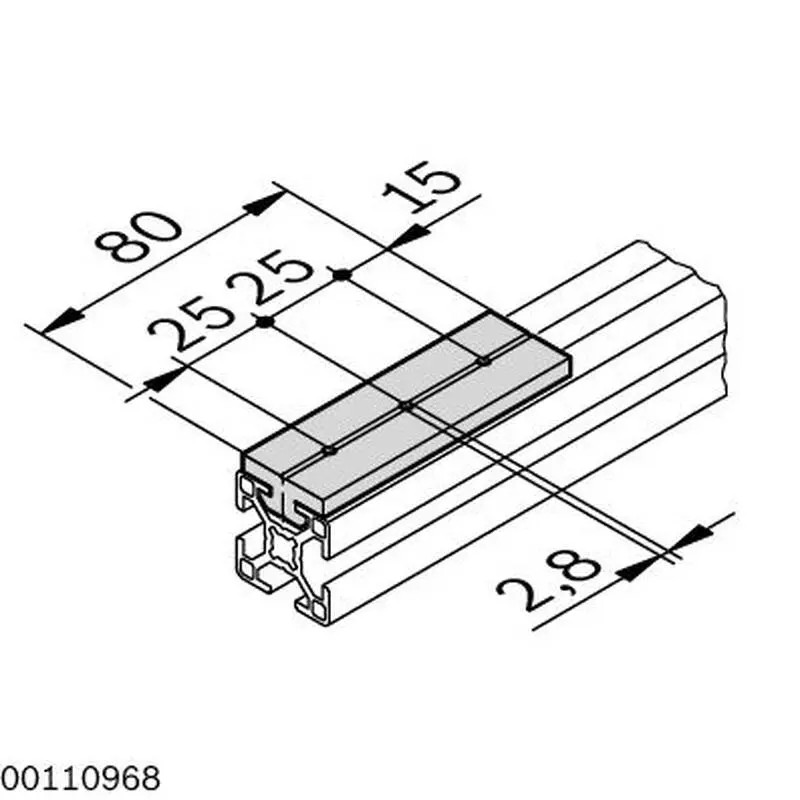 3842523212 Element Glisant 8N Flach Bosch Rexroth - Calitate Superioară