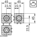 3842523874 Conector Cubic 45/3 Bosch Rexroth, calitate superioară