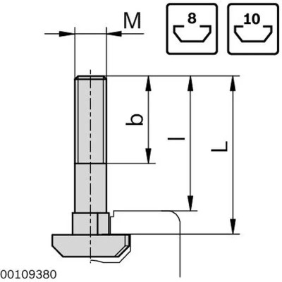 3842523920 Şurub cu cap ciocan M6x16 Bosch Rexroth, suport local