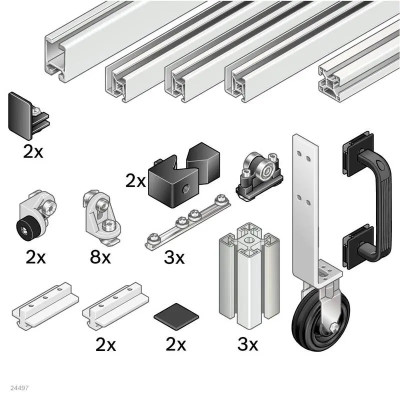 3842524165 SET CONSTRUCŢIE SCHIEBETUER 1500 Bosch Rexroth - Calitate Superioară