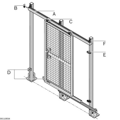 3842524490 SLIDING DOOR STOP SET Bosch Rexroth - Superior Quality