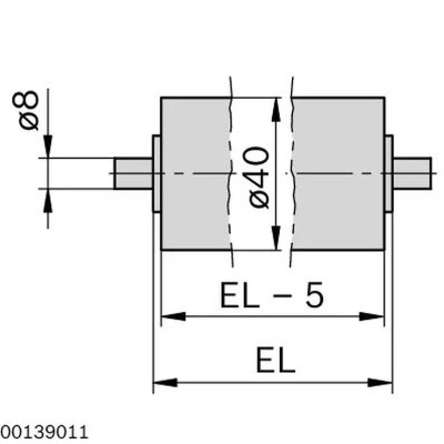 3842525739 Eco Flow Roller ST EL-425 Bosch Rexroth, superior quality