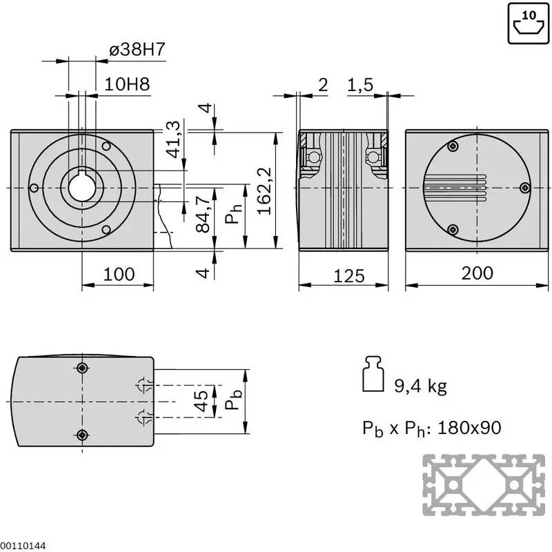 3842526414 DRIVE HEAD LF20S Bosch Rexroth - Superior Quality