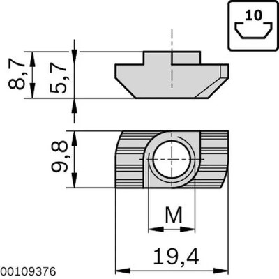 3842530283 PIULIŢĂ CIOCAN 10 M5 Bosch Rexroth, calitate superioară