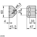 3842536002 ANGLE NUT10 D28 Profile Accessories Bosch Rexroth