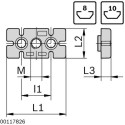 3842536560 PLATE 30X60 M12 Profile Accessories Bosch Rexroth