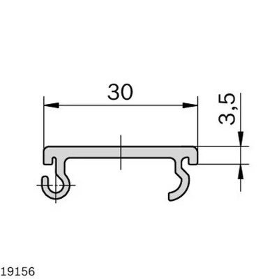 3842537803 Contact Rail 30x3.5 ESD L-3000 Bosch Rexroth, superior quality
