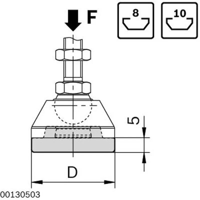 3842538558 Placă de amortizare D59 Bosch Rexroth, suport local