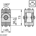 3842538686 Joint 45x45 Silver Bosch Rexroth - Superior Quality