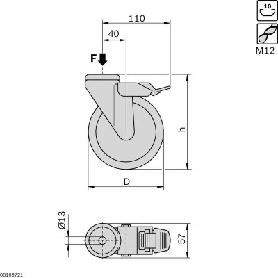 3842541230 GUIDE/STEERING ROLLER D80 F ESD Bosch Rexroth, superior quality