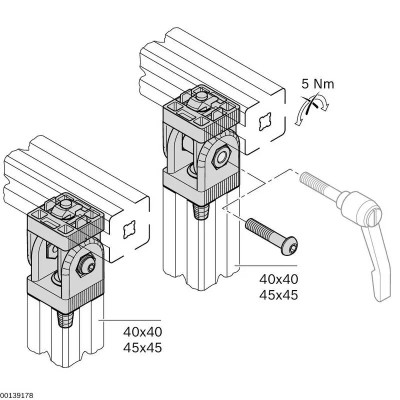 3842543401 JOINT 40X40 Bosch Rexroth - Superior Quality