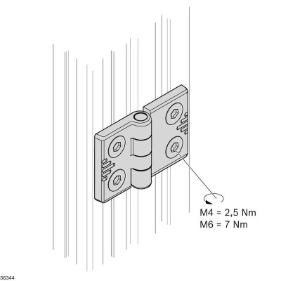 3842544530 AL Hinge 40/40 Bosch Rexroth, superior quality