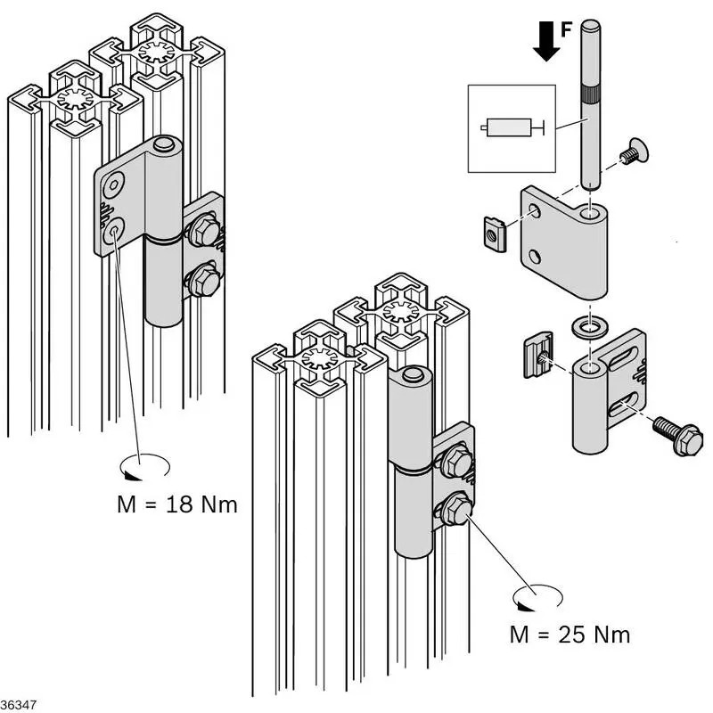 3842544562 ADJUSTABLE HINGE Bosch Rexroth - Superior Quality