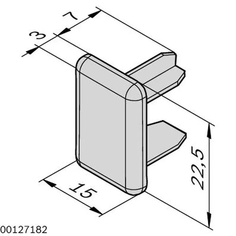 3842548817 Cover Cap 15x22.5 ESD Bosch Rexroth, superior quality