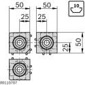 3842549876 Conector Cubic 50/3 Set Bosch Rexroth - Calitate Superioară