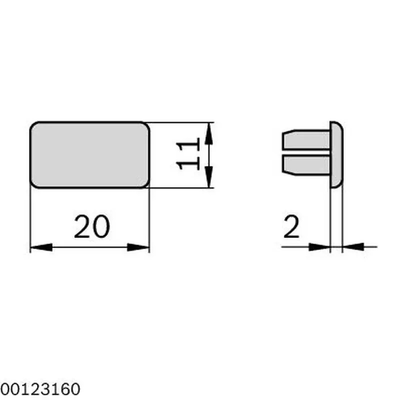 3842551044 Capac de acoperire 11x20 Bosch Rexroth, calitate superioară
