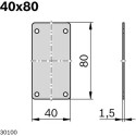 3842552250 End Cap 40X80 Bosch Rexroth