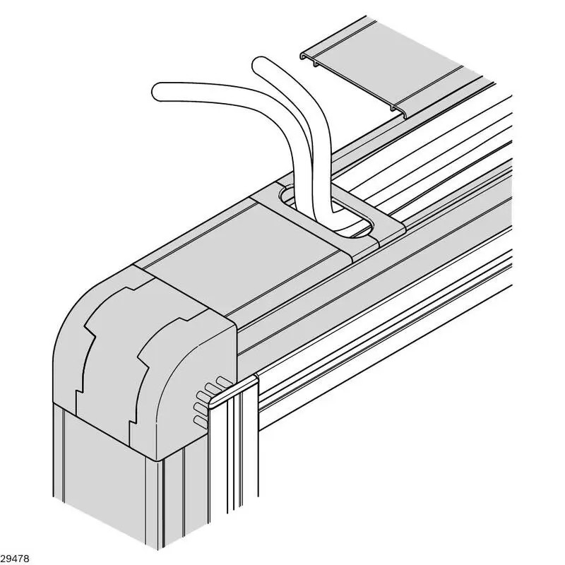 3842552260 Curve HOR 80X80; VER 80X80 Bosch Rexroth