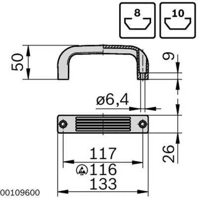 3842554718 MÂNER TIP ETRIER 26X133X50 Bosch Rexroth, calitate superioară