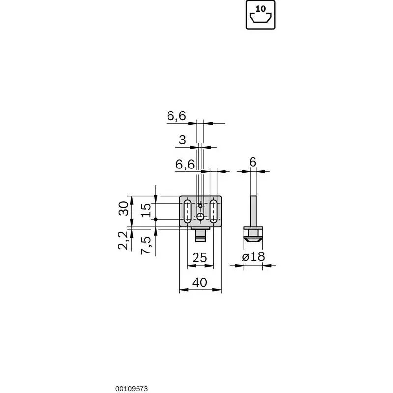 3842555226 Sliding Element Grey Bosch Rexroth - Superior Quality