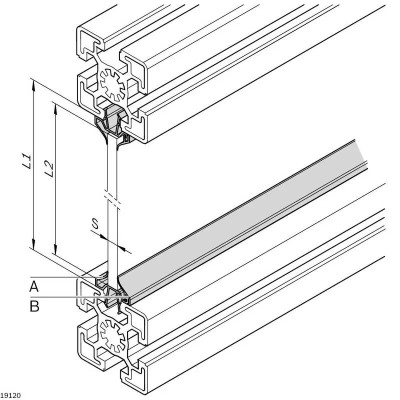 3842555284 Profil Panou de Protecție Bosch Rexroth, suport local