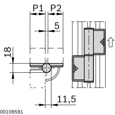 3842555574 Hinge 45-60/30 Bosch Rexroth, superior quality