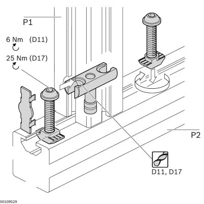 3842555592 Conector Dublu 10 D17X100 Bosch Rexroth - Calitate Superioară
