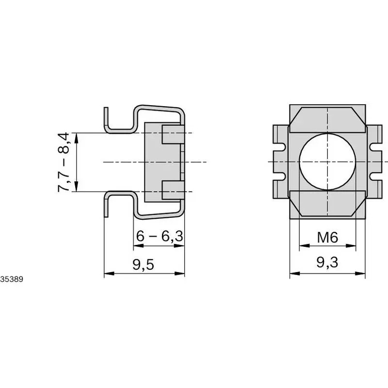 3842557255 Piuliță Colivie M6 Bosch Rexroth - Calitate Superioară