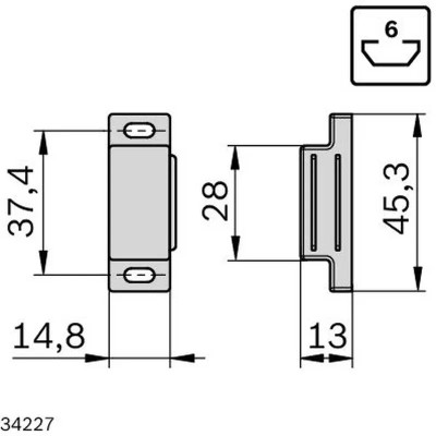 3842558323 PRINDERE MAGNETICĂ 6 Bosch Rexroth - Calitate Superioară