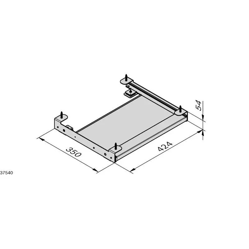 3842558454 TABLE TOP KEYBOARD SHELF Bosch Rexroth - Local Support