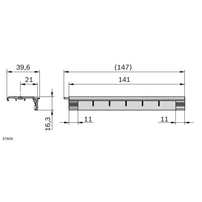 3842558513 Cover Rail Socket Strip 120 Bosch Rexroth, local support