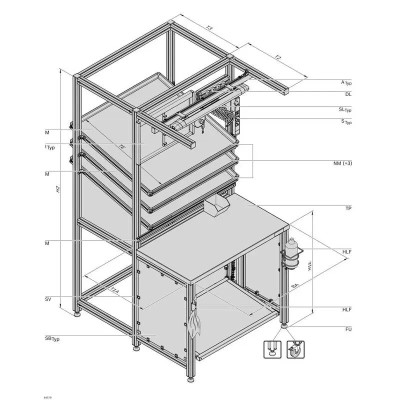 3842998110 POST DE LUCRU MPS-WORKPLACE Bosch Rexroth, calitate superioară