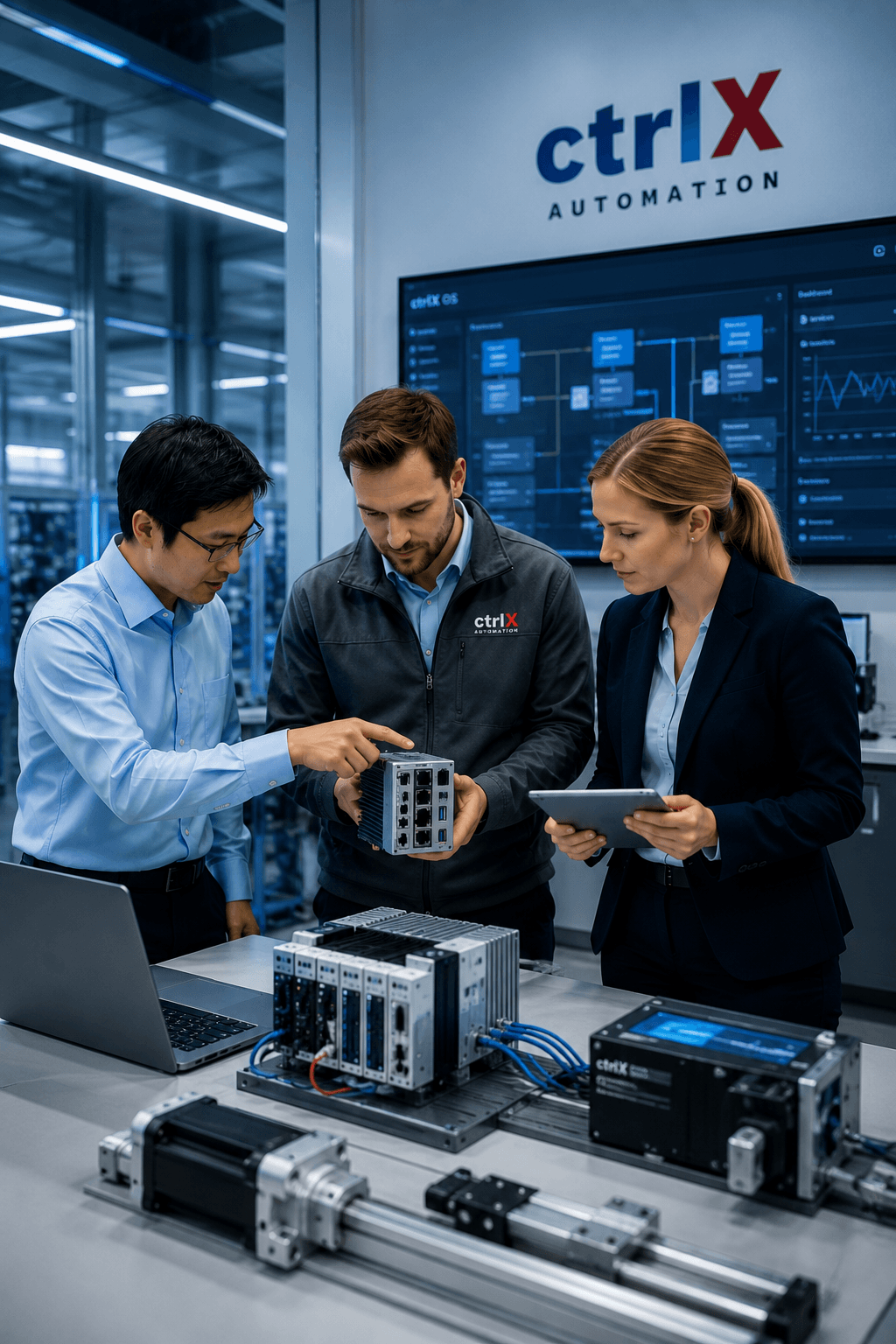Specialiști CreatX pentru soluții Bosch Rexroth în România